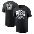Raiders 2025 Nike Men's Rewind Front and Back Hit T-Shirt