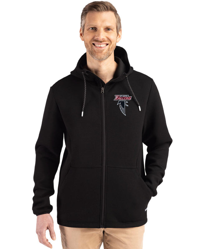 Falcons Cutter & Buck Men's Roam Eco Full Zip Hooded Jacket