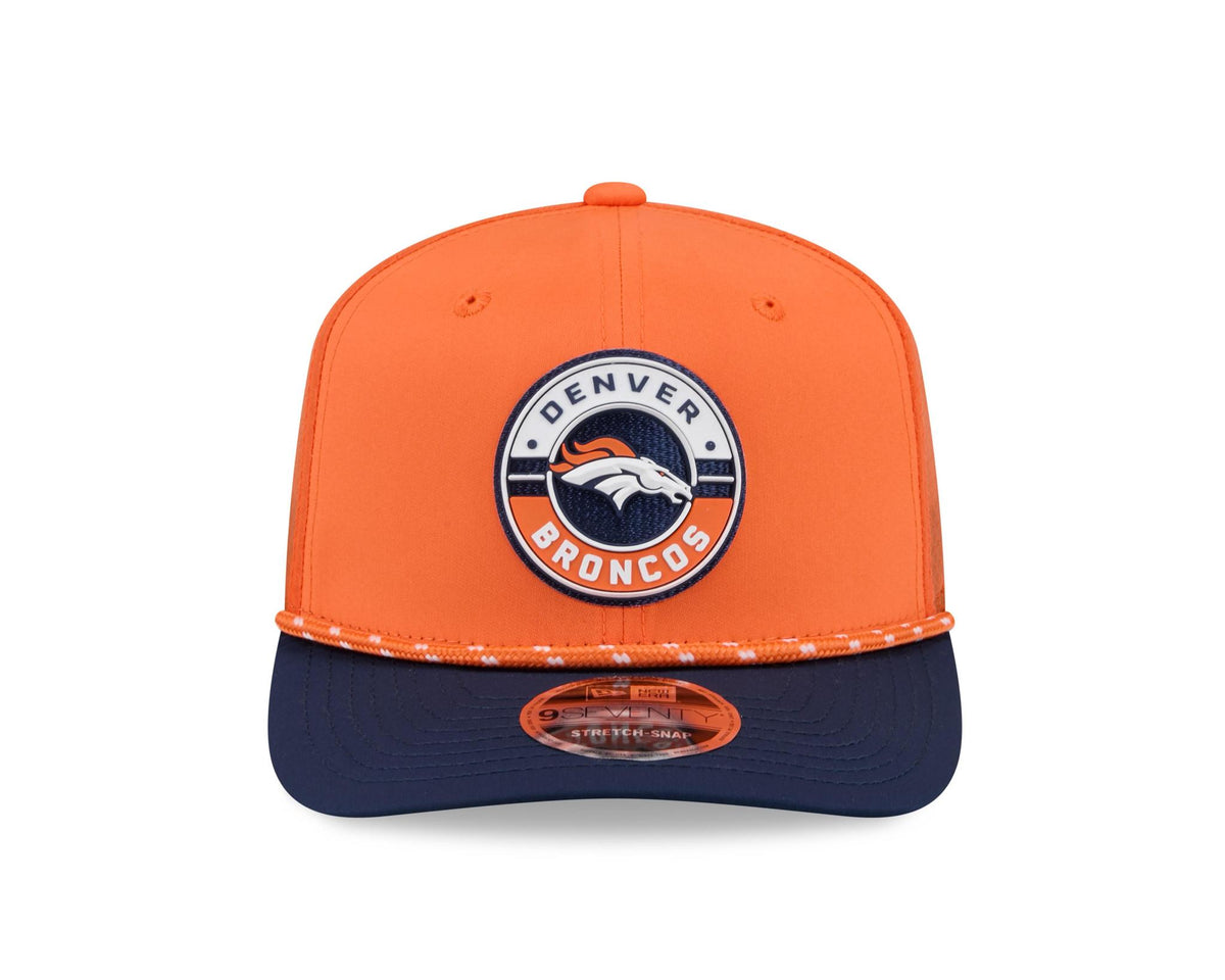 Broncos 2026 New Era Men's 9SEVENTY Stretch Snap Two-Tone Hat Pro Football Hall of Fame