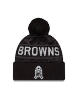 Browns 2026 New Era Men's Salute to Service Knit Pro Football Hall of Fame