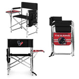 Texans Black Sports Chair