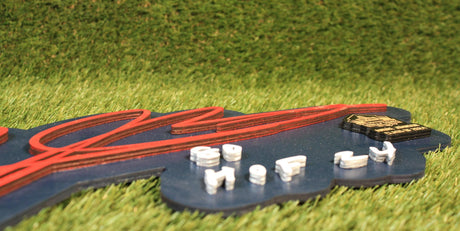 Andre Johnson 3D Signature Color Wall Sign