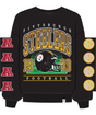 Steelers 2025 '47 Brand Women's Go Big Oversized Crewneck
