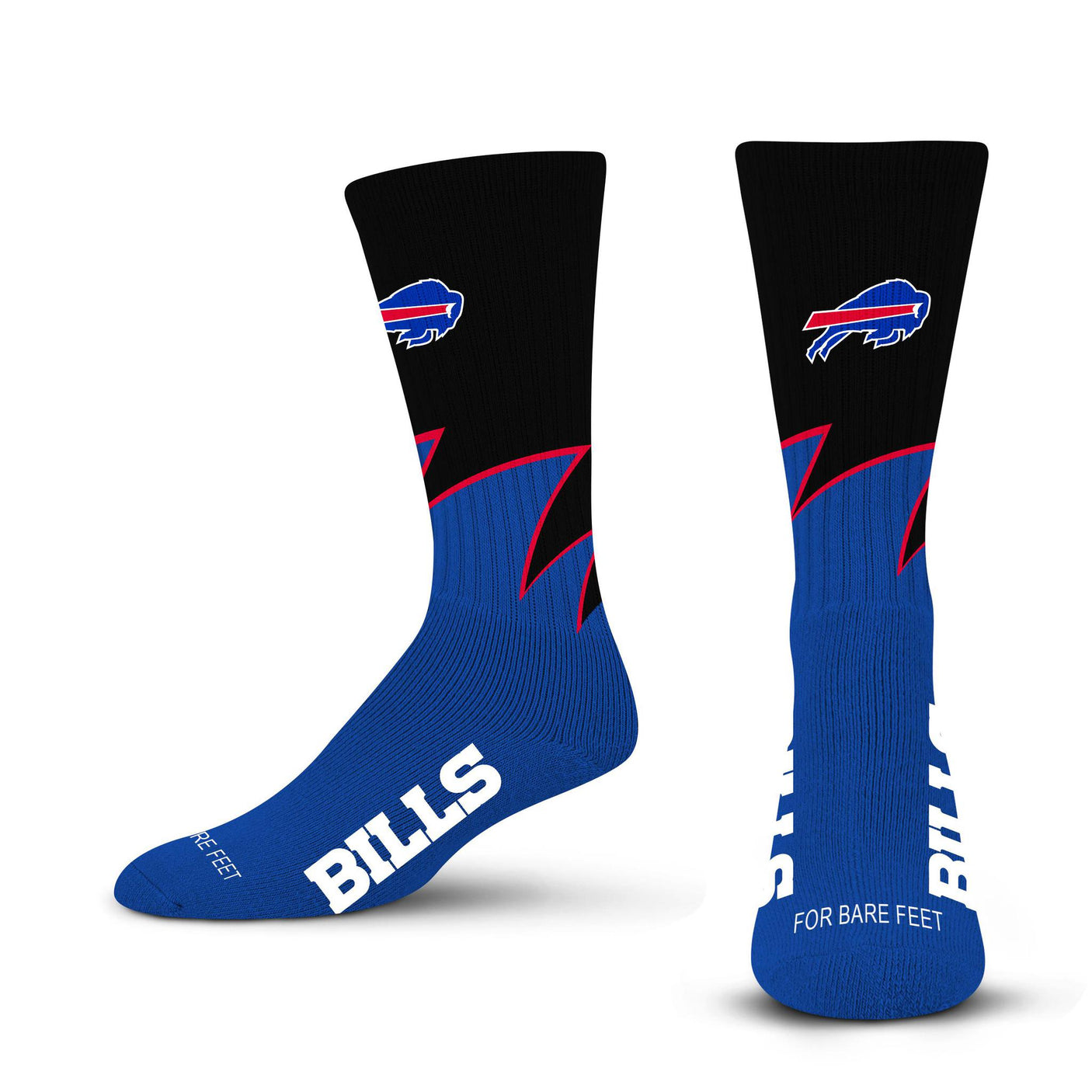 Bills 2025 Black Wave Sock
