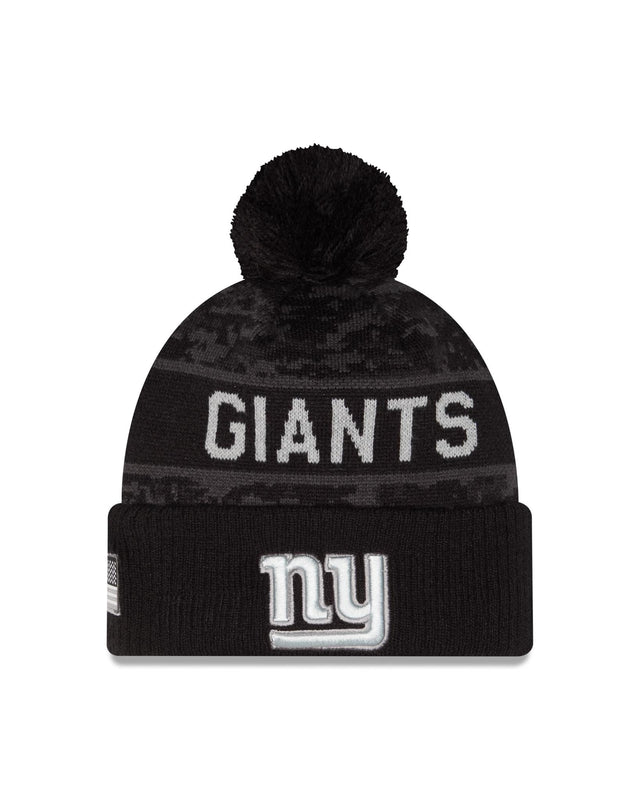 Giants 2026 New Era Men's Salute to Service Knit Pro Football Hall of Fame