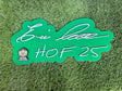 Eagles Eric Allen Class of 2025 3D Signature Color Wall Sign
