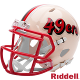 49ers 2026 Retro Mini Speed Helmet