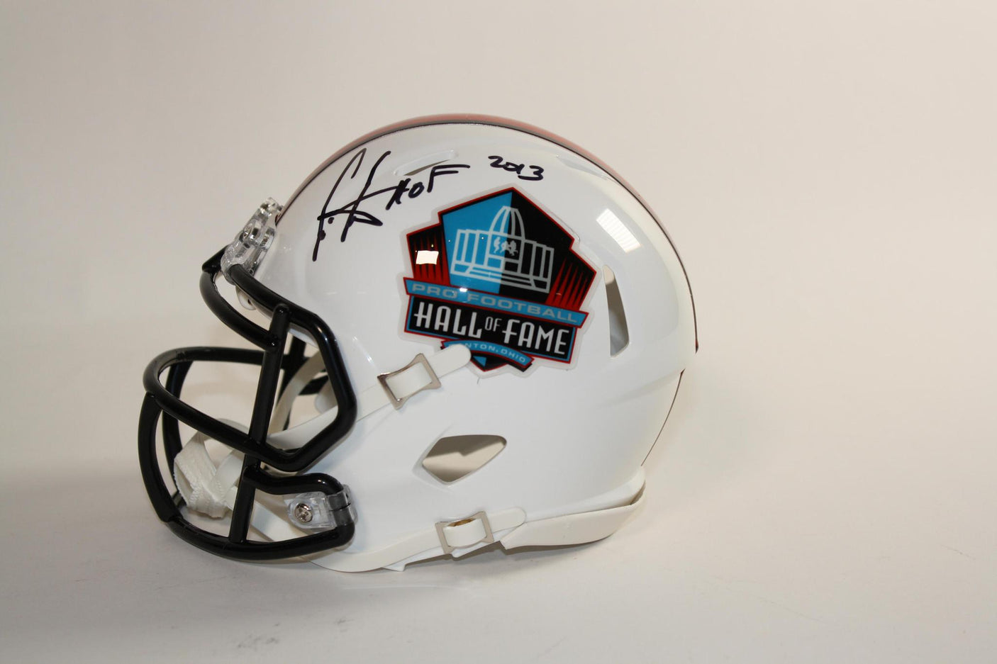 Cris Carter Autographed Hall Of Fame Mini Helmet