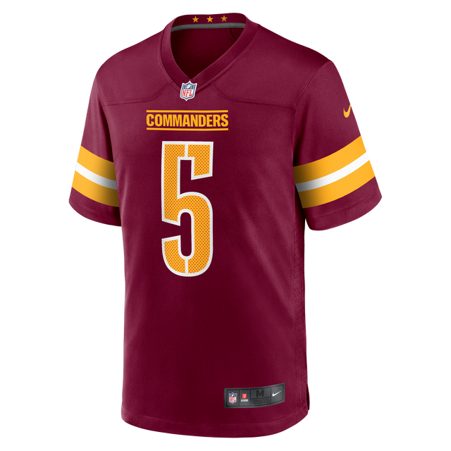 Commanders Jayden Daniels Men's Nike Game Jersey