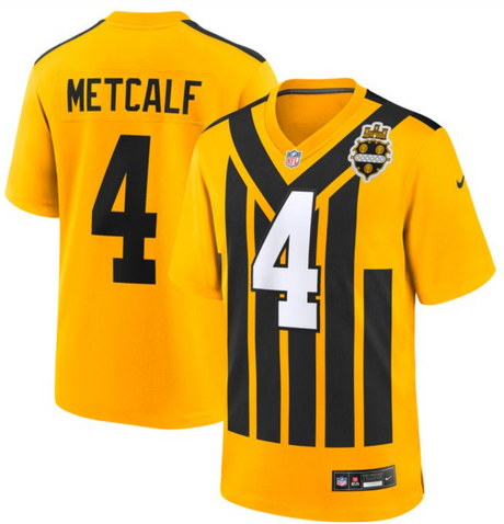 Steelers DK Metcalf Nike Men's 1933 Throwback Jersey