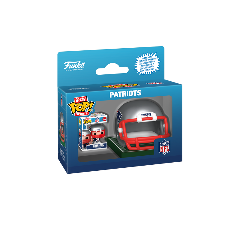 Patriots Funko Bitty POP Helmet & Player