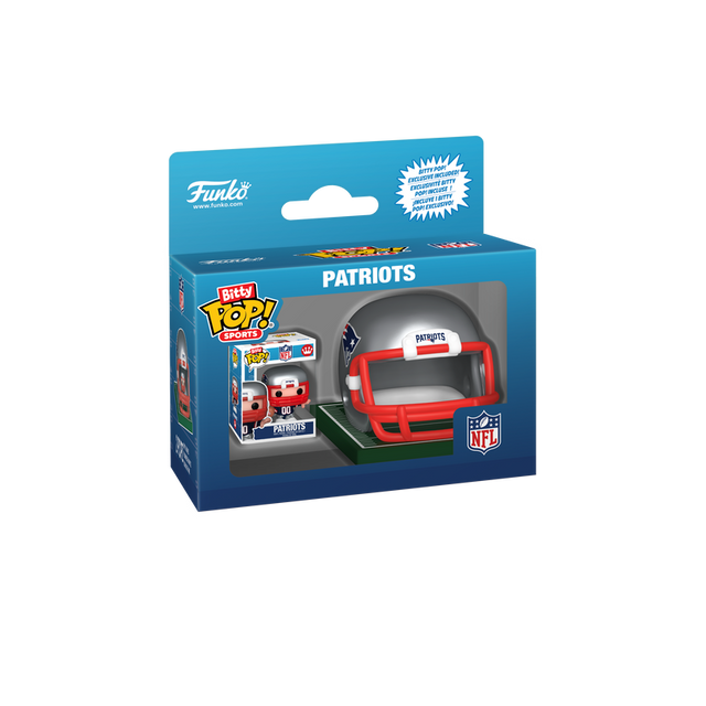 Patriots Funko Bitty POP Helmet & Player