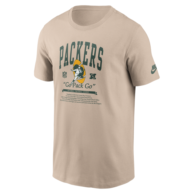 Packers 2026 Nike Men's Rewind 2-Hit Essential T-Shirt Pro Football Hall of Fame
