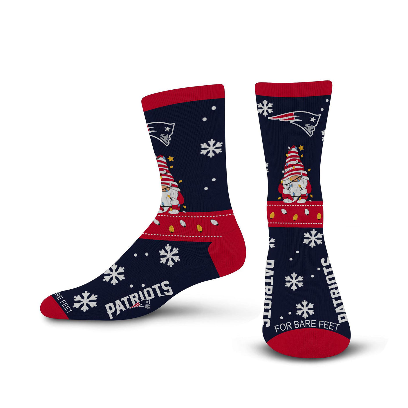 Patriots 2024 Sweater Gnome Socks