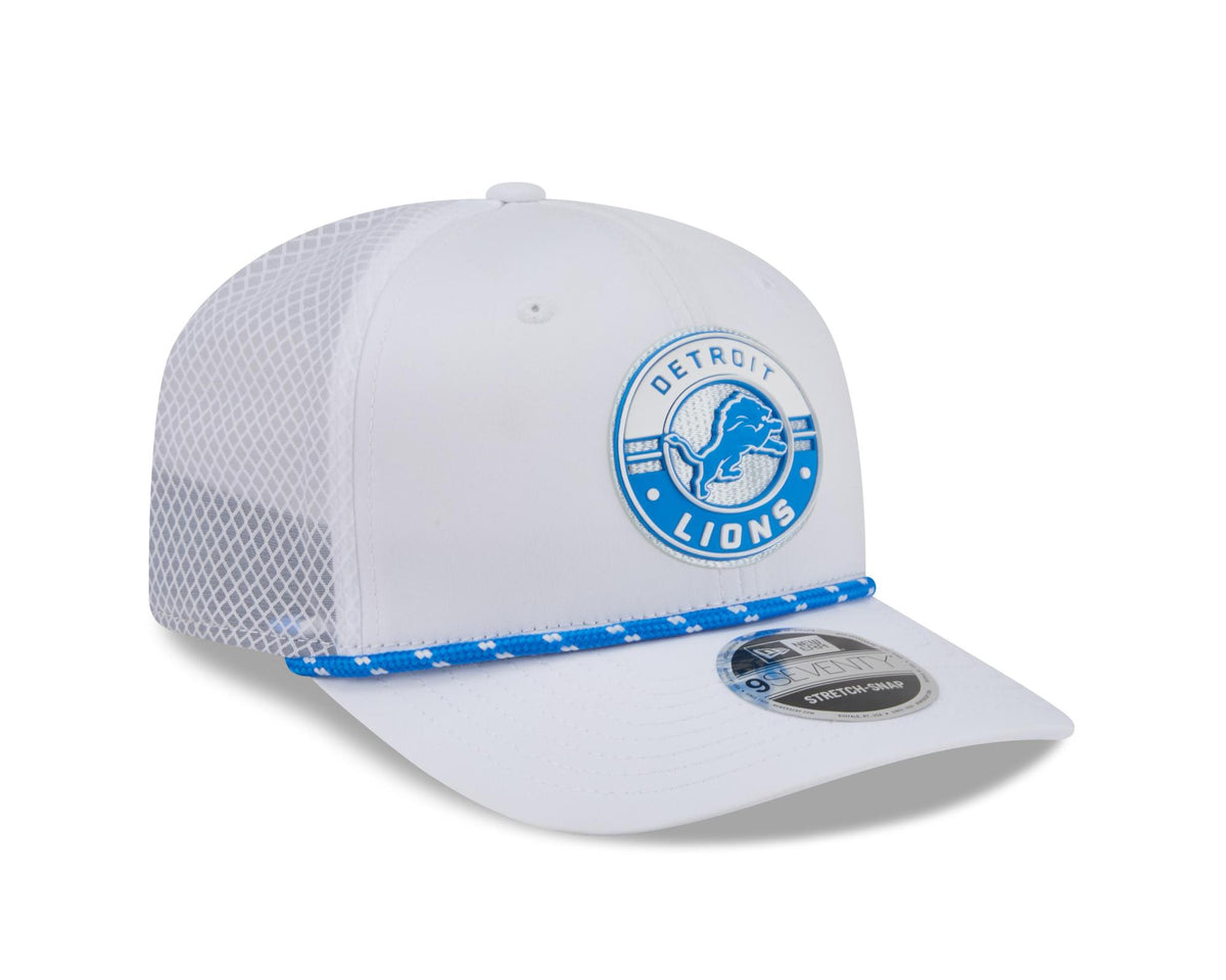 Lions 2026 New Era Men's 9SEVENTY Stretch Snap Two-Tone Hat Pro Football Hall of Fame