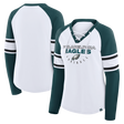 Eagles 2025 Women's Fanatics Blitz Package Long Sleeve Fashion Top