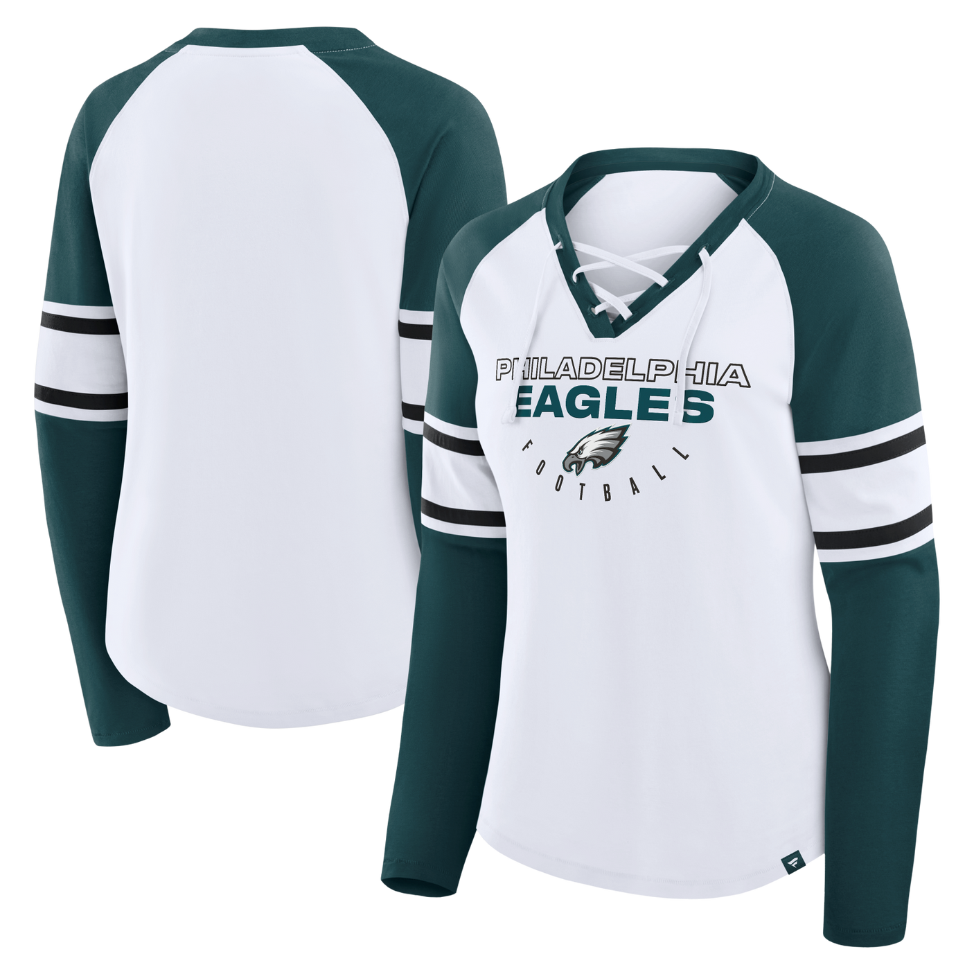 Eagles 2025 Women's Fanatics Blitz Package Long Sleeve Fashion Top