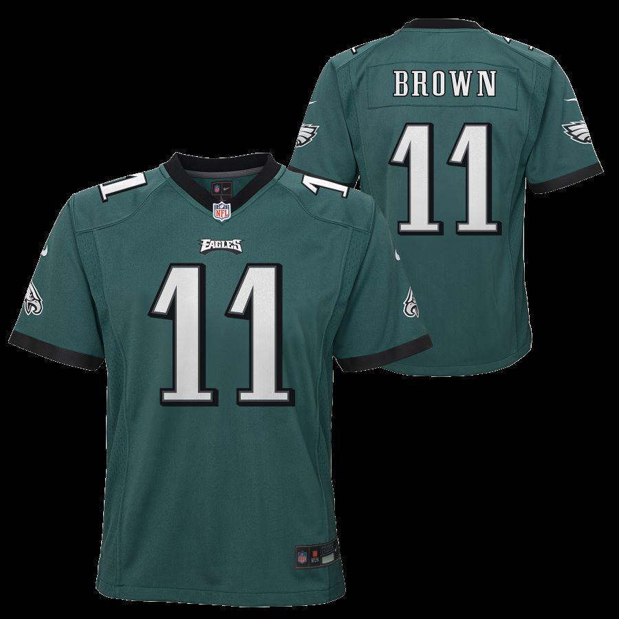 Eagles AJ Brown Youth Nike Game Jersey