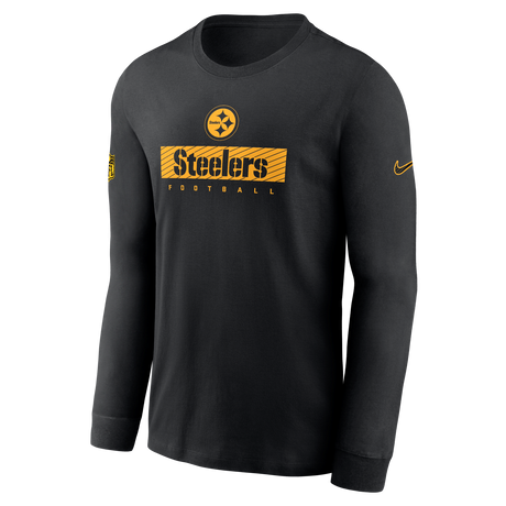 Steelers Men's Nike Long Sleeve Team Issue T-Shirt