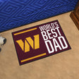 Commanders World's Best Dad Starter Mat