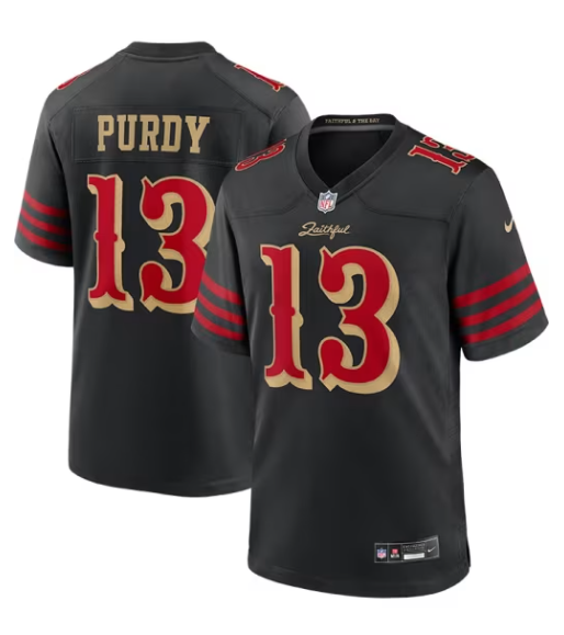 49ers Brock Purdy 2025 Nike Men's Rivalry Jersey