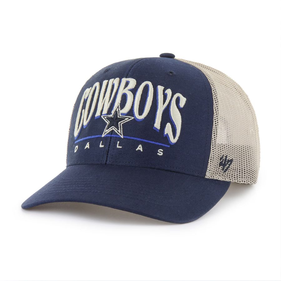 Cowboys 2025 '47 Brand Men's Arid Strap Trucker Hat