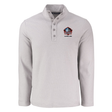 Hall of Fame Cutter and Buck Men's Hunts Point Eco Fleece Snap Pullover
