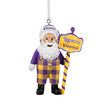 Vikings Santa Overalls Ornament