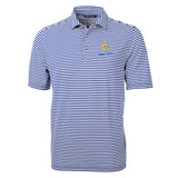 HBCU Team Cutter & Buck Men's Virtue Recycled Stripe Featherlight Pique Polo