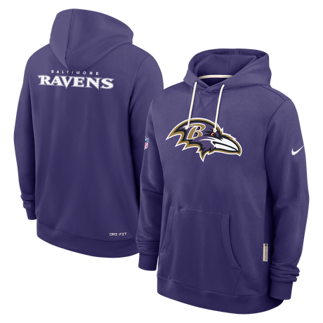Ravens 2025 Nike Men's Sideline DRI-Fit Hoodie