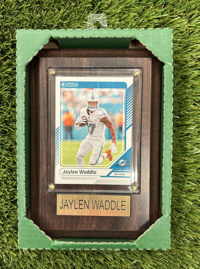 Jaylen Waddle 4x6 Plaque