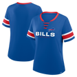 Bills 2025 Fanatics Women's Draw Play Athena Lace Up T-Shirt