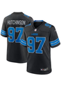 Lions Aidan Hutchinson Nike Men's Black Game Jersey