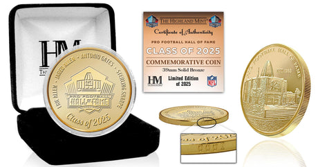 Pro Football Hall of Fame Class of 2025 Bronze Coin