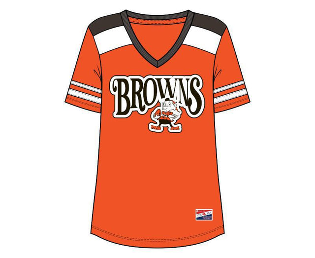 Browns Women's New Era Throwback Elf T-Shirt