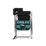 Eagles Black Sports Chair