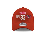 Roger Craig 49ers Class of 2026 New Era GCP 9FORTY Name and Number Hat