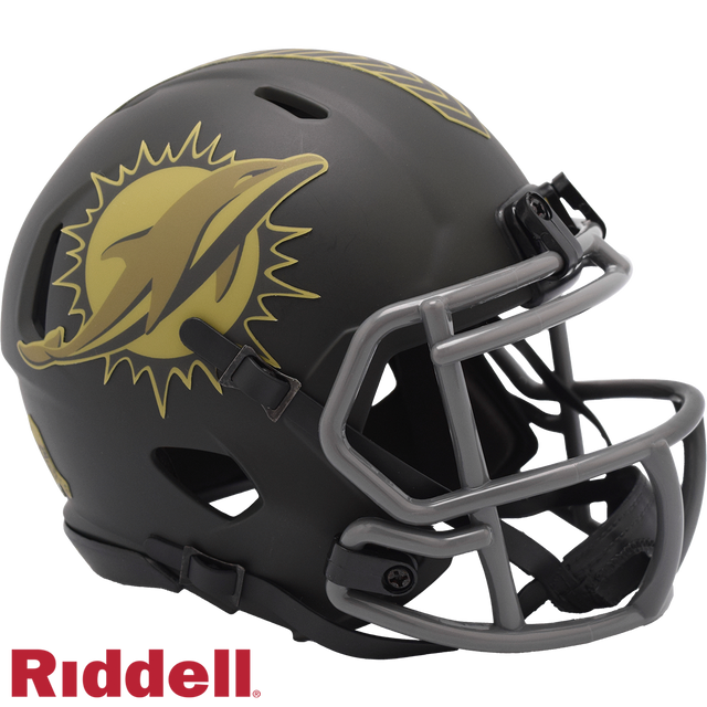 Dolphins 2025 Salute to Service Mini Helmet