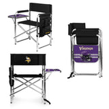 Vikings Black Sports Chair