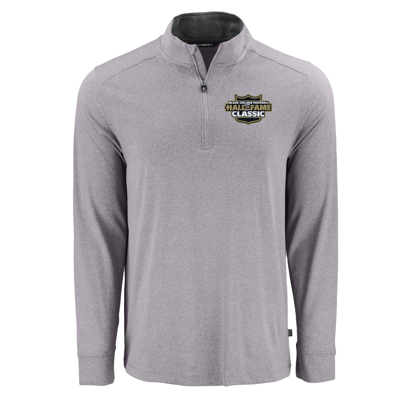 Black College Football Hall of Fame Cutter & Buck Men's Big & Tall Forge Recycled Four-Way Stretch 1/4 Zip Pullover