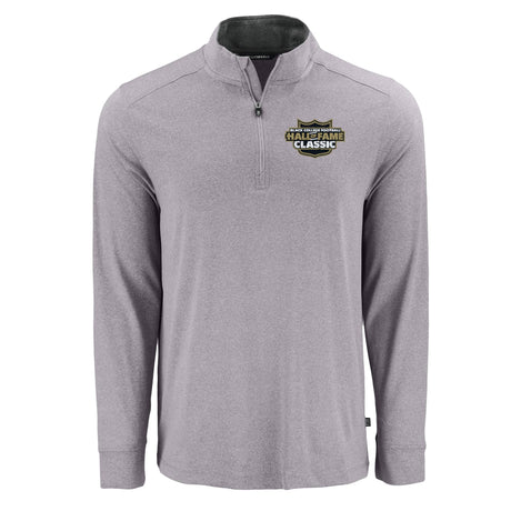 Black College Football Hall of Fame Cutter & Buck Men's Big & Tall Forge Recycled Four-Way Stretch 1/4 Zip Pullover