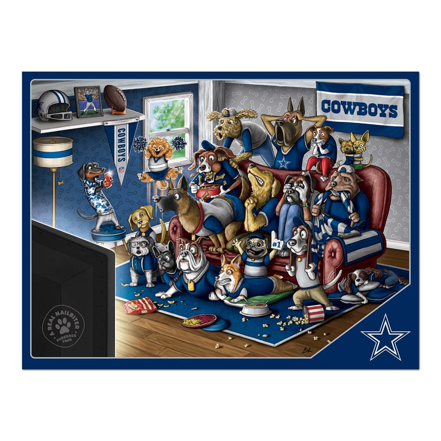 Cowboys Purebred Fans Puzzle - A Real Nailbiter