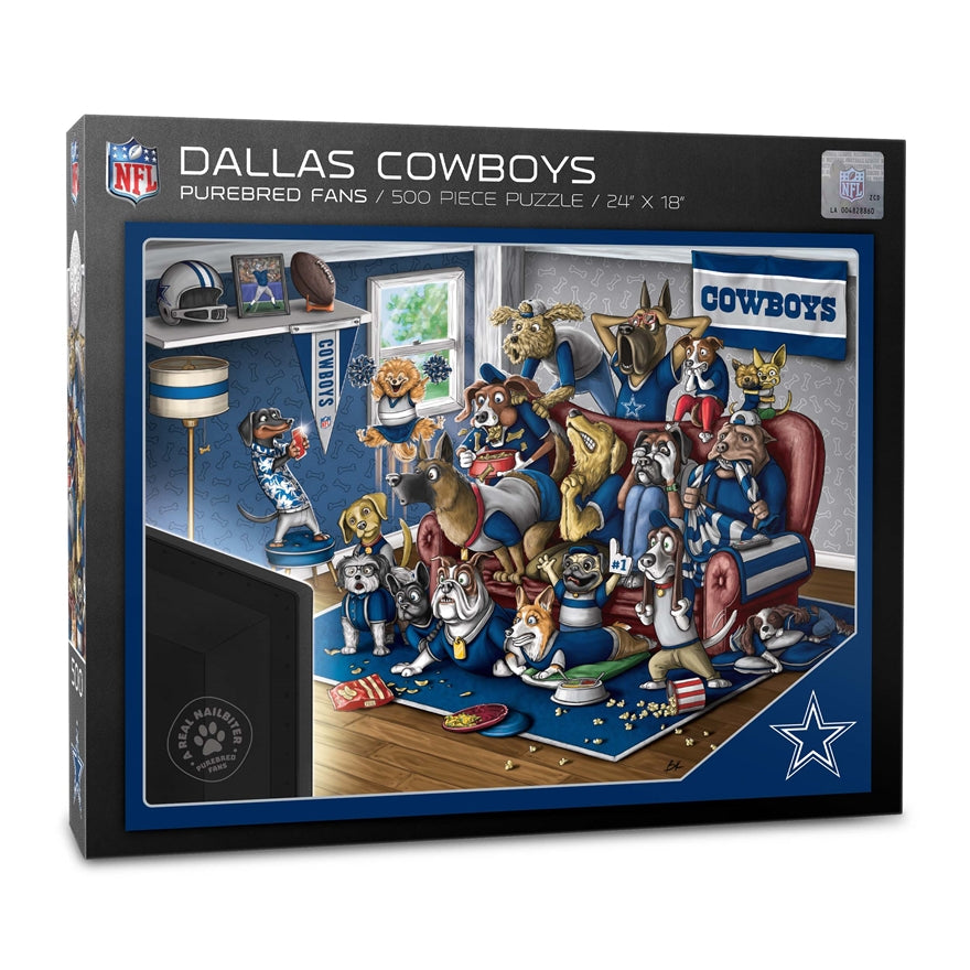 Cowboys Purebred Fans Puzzle - A Real Nailbiter