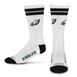 Eagles 2026 White Stripe Sock