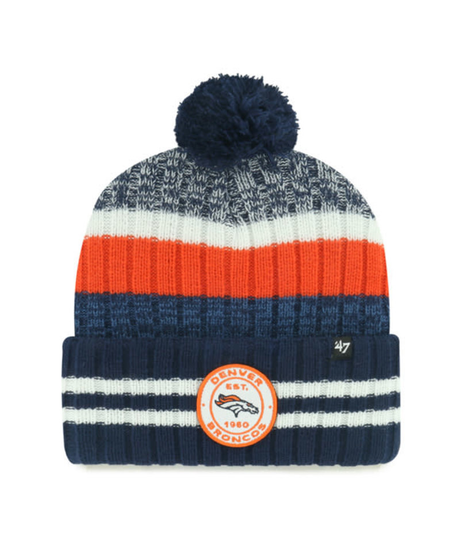 Broncos 2025 '47 Brand Men's Quiver Cuff Knit