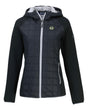 Packers Cutter and Buck Women's Black Rainier PrimaLoft Eco Hybrid Jacket