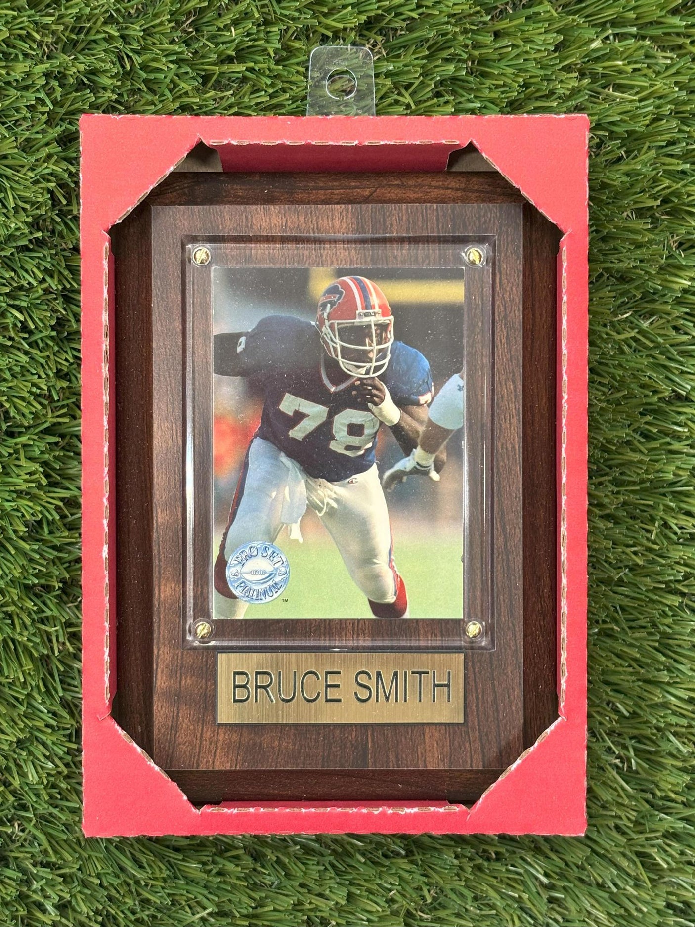 Bruce Smith 4x6 Plaque