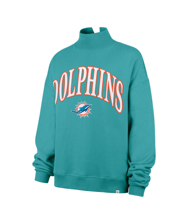 Dolphins 2026 '47 Brand Women's Vantage Mock Neck Pullover (10356139262228)