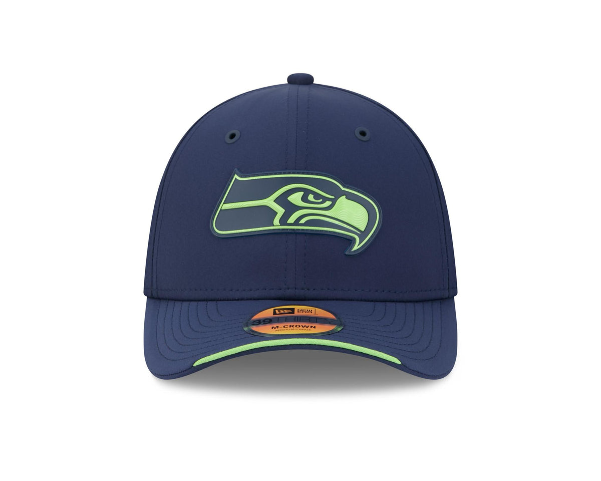 Seahawks 2026 New Era Men's 39THIRTY Sideline Hat Pro Football Hall of Fame