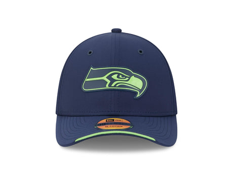 Seahawks 2026 New Era Men's 39THIRTY Sideline Hat Pro Football Hall of Fame
